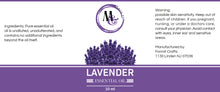 Load image into Gallery viewer, Lavender Essential Oil – 10ml Pure and Natural Diffuser Oil for Aromatherapy Diffuser, Humidifier, Massage – Undiluted, No Fillers