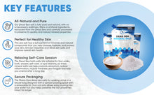 Load image into Gallery viewer, Dead Sea Salt – Dead Sea Mineral Salt for Bath, Spa, Shower – Pure and Natural Bath Salt for Foot Soak, Inflammation, Skin Care – Unscented Fine Salt Mined from Dead Sea (3 lb)