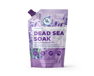 Dead Sea Lavender  Mineral Salt 2lb for Bath, Spa, Shower – Pure and Natural Bath Salt for Foot Soak, Inflammation, Skin Care – Unscented Salt Mined from Dead Sea …