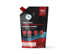 Load image into Gallery viewer, Dead Sea Magnesium Muscle Soak 2lb. - Muscle Repair Bath Soak – Muscle Repair Bath Salts with Essential Oils – Dead Sea Bath Salts for Muscle Relief, Soreness, Fatigue – Relaxing Bath Soak for Recovery and Circulation
