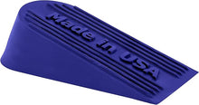 Load image into Gallery viewer, Large Rubber Door Stopper Made in USA - Door Stop Wedge for Carpet, Tile, or Concrete Floor, Door stoppers for Bottom of Door -Heavy Duty for Commercial &amp; Home Use - 6.5 x 2.75 x 1.9 Inches - Red
