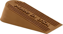 Load image into Gallery viewer, Large Rubber Door Stopper Made in USA - Door Stop Wedge for Carpet, Tile, or Concrete Floor, Door stoppers for Bottom of Door -Heavy Duty for Commercial &amp; Home Use - 6.5 x 2.75 x 1.9 Inches - Red
