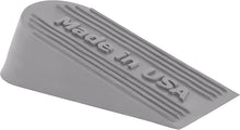 Load image into Gallery viewer, Large Rubber Door Stopper Made in USA - Door Stop Wedge for Carpet, Tile, or Concrete Floor, Door stoppers for Bottom of Door -Heavy Duty for Commercial &amp; Home Use - 6.5 x 2.75 x 1.9 Inches - Red
