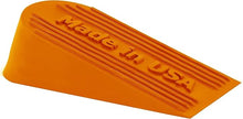 Load image into Gallery viewer, Large Rubber Door Stopper Made in USA - Door Stop Wedge for Carpet, Tile, or Concrete Floor, Door stoppers for Bottom of Door -Heavy Duty for Commercial &amp; Home Use - 6.5 x 2.75 x 1.9 Inches - Red
