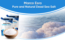 Load image into Gallery viewer, Dead Sea Salt – Dead Sea Mineral Salt for Bath, Spa, Shower – Pure and Natural Bath Salt for Foot Soak, Inflammation, Skin Care – Unscented Fine Salt Mined from Dead Sea (3 lb)

