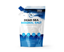 Load image into Gallery viewer, Dead Sea Salt – Dead Sea Mineral Salt for Bath, Spa, Shower – Pure and Natural Bath Salt for Foot Soak, Inflammation, Skin Care – Unscented Fine Salt Mined from Dead Sea (3 lb)
